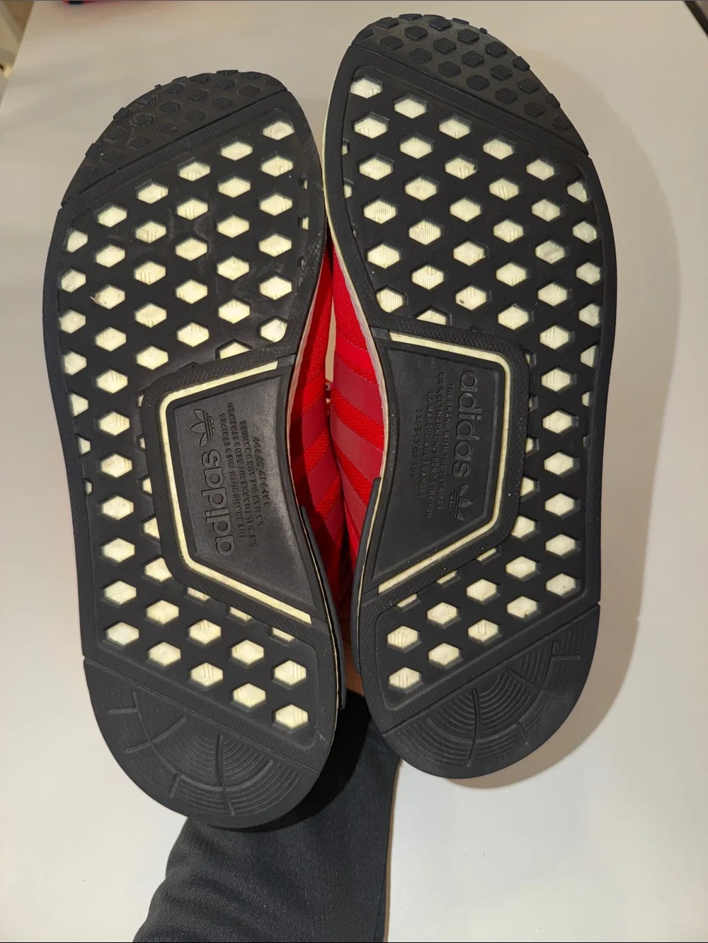 adidas Red Athletic NMD R1 Trainers